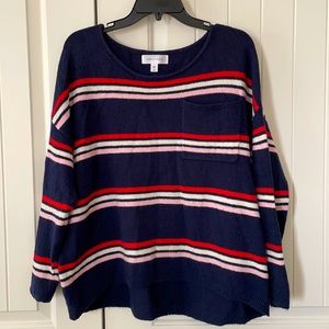 POPSUGAR Tri-color Sweater
